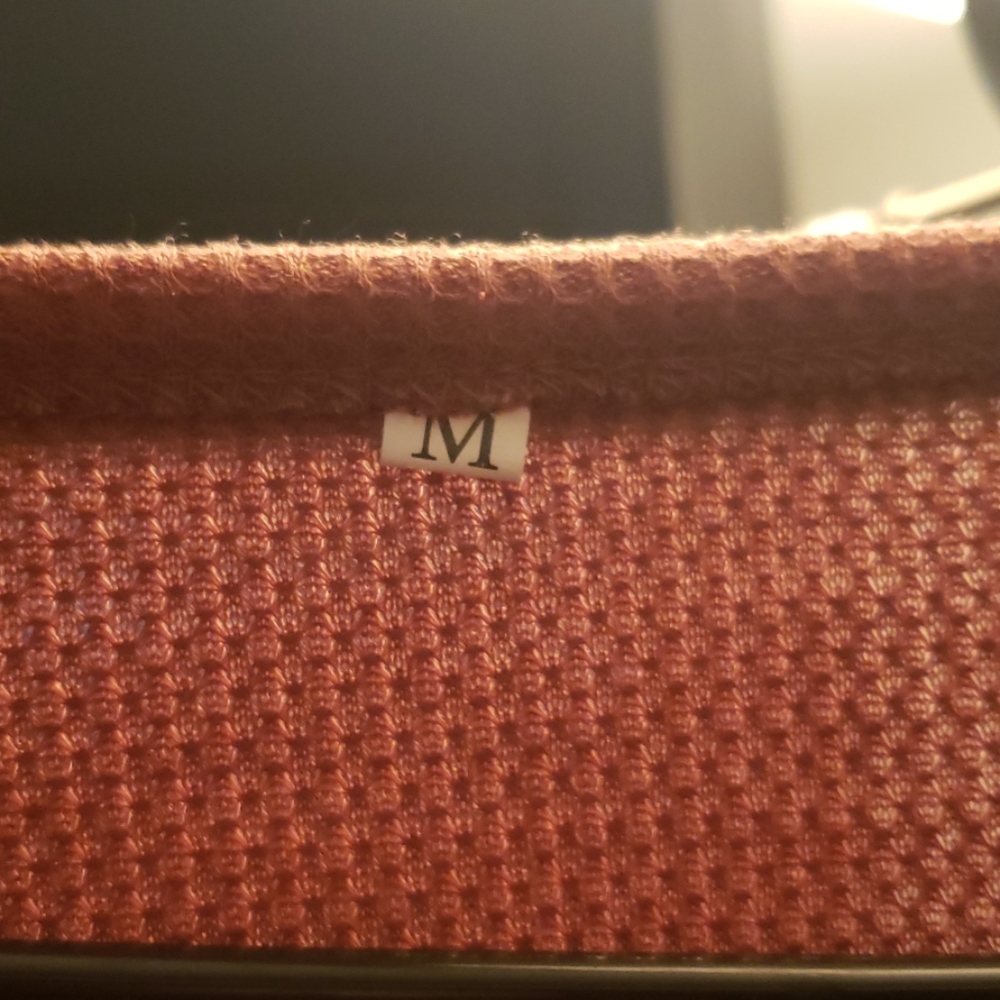 Front wrap tunic long sleeve shirt - Picture 2 of 4